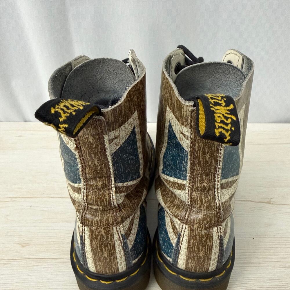Dr. Martens Pascal Virginia Union Jack Boots Womens Size 6 US - Picture 7 of 14
